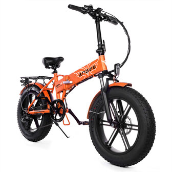 Engwe EP-2 pro - 20 inch- Elektrische fatbike- Opvouwbaar- Achterrek - Oranje