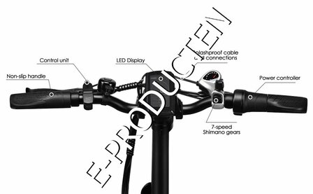 Engwe EP-2 pro - 20 inch- Elektrische fatbike- Opvouwbaar- Achterrek - Oranje