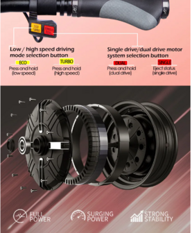 Quickwheel Viper 13 inch 8000W