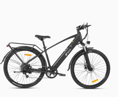 DYU C5 10 AH  - Elektrische fiets -  27.5 inch 250W  -- uitneembare batterij  zwart