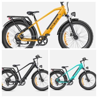 Engwe E26 - hoge instap- Elektrische fatbike - 26 inch- 3 kleuren