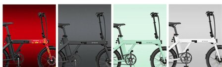 ENGWE P20 - Carbon ketting -  smart app- elektrische vouwfiets - koppelsensor- 4 kleuren