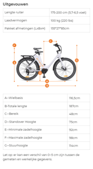 ENGWE P275 ST- elektrische stadsfiets met Ananda midden motor 70NM koppel- - 19.2 AH- 3 kleuren