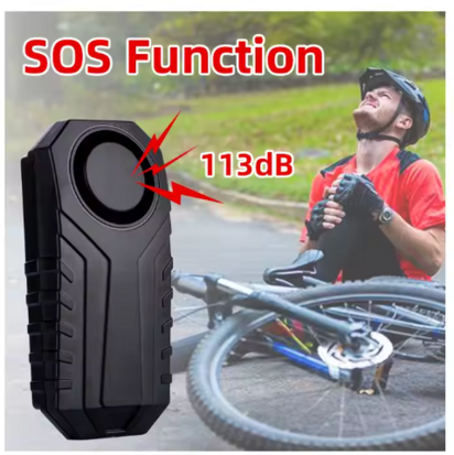 Anti-Diefstal Fietsalarm - Scooter Alarmsysteem - Bike Alarm - Fietsalarm voor E-bike - Waterdicht - 113DB