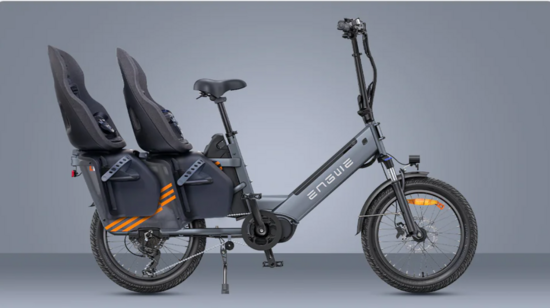 ENGWE LE20 Elektrisch bakfiets, 250W motor, grijs of blauw