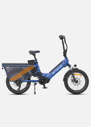 ENGWE LE20 Elektrisch bakfiets, 250W motor, grijs of blauw