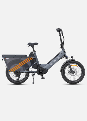 ENGWE LE20 Elektrisch bakfiets, 250W motor, grijs of blauw