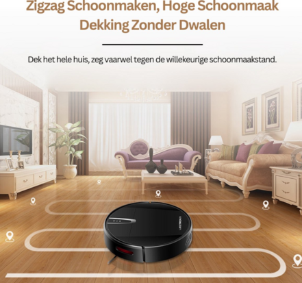 Liectroux® V3S Pro Robot Stofzuiger met Dweilfunctie - Nieuw Krachtig Model