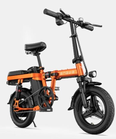 Engwe T14 Pro -  250W -  14 inch 10 AH - Elektrische fiets - Minibike- Oranje- Uitneembare batterij