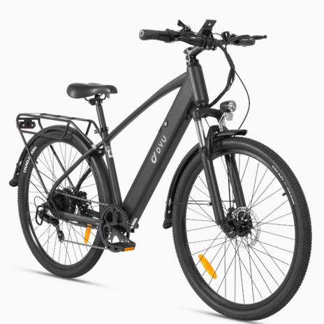 DYU C5 10 AH  - Elektrische fiets -  27.5 inch 250W  -- uitneembare batterij  zwart