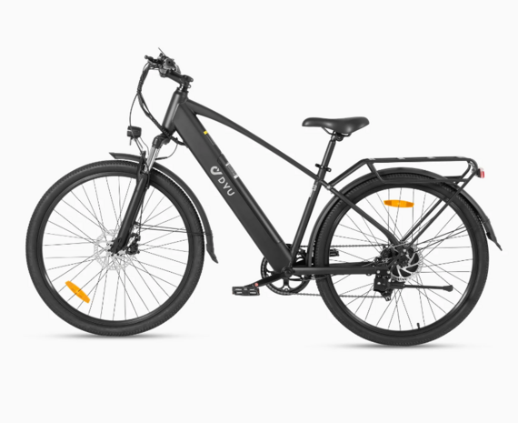 DYU C5 10 AH  - Elektrische fiets -  27.5 inch 250W  -- uitneembare batterij  zwart