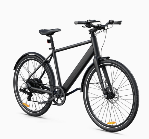 DYU Stroll1  9 AH  - Elektrische fiets -  700C 250W  -- uitneembare batterij  zwart of zilver