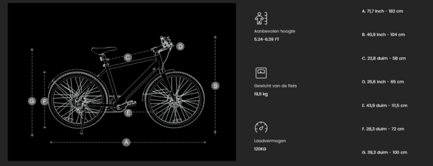 DYU Stroll1  9 AH  - Elektrische fiets -  700C 250W  -- uitneembare batterij  zwart of zilver