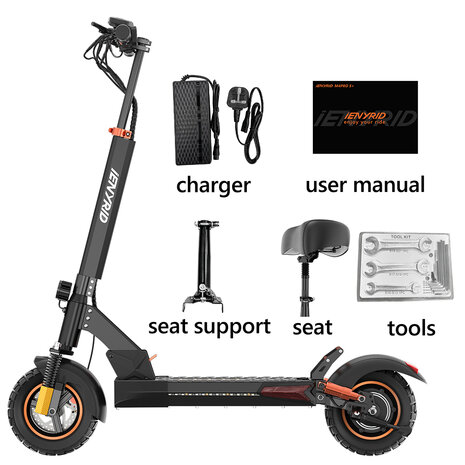 IENYRIDm4 pro s+ Elektrische off-road step met zadel