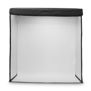 Hama ToGo Opvouwbare Mini Fotostudio + LED-Ringlamp 50x50 cm Zwart/Wit