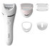 Philips BRE710/00 Series 8000 Wet and Dry-Epileerapparaat Wit/Roze_